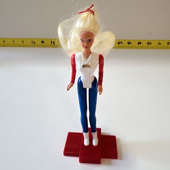 RARE Barbie Olympics Vintage Original Mattel Barbie Olympian Happy Meal Toy - Picture 5 of 6